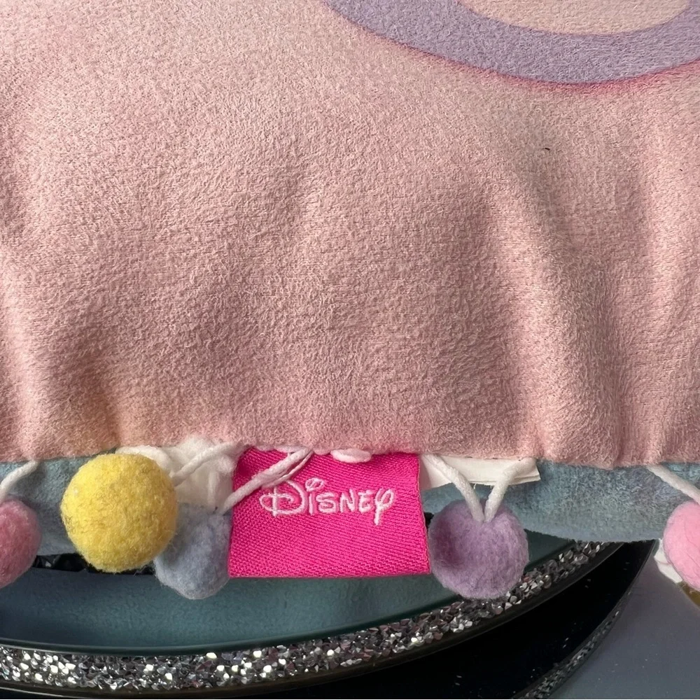 Disney princess pillow ombré rainbow Pom poms pastel cute love belle y2k pink